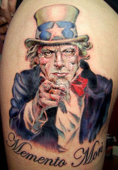 Uncle Sam tattoo portrait, tattoo  done by Ettore Bechis at Ettore Bechis Tattoo Studio. The only private tattoo studio in Miami Beach,miami tattoo artists,art,tattoo,design,tattoo portraits,bodyart,realism,tattoo galleries,tattooed,tattoist,tattoo studio,tattoo shop,tattoo convention,tattoo parlors,tattoo picture design,inked,best tattoo shop in Miami