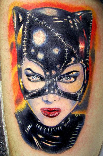 Cat Woman tattoo portrait, tattoo  done by Ettore Bechis at Ettore Bechis Tattoo Studio. The only private tattoo studio in Miami Beach,miami tattoo artists,art,tattoo,design,tattoo portraits,bodyart,realism,tattoo galleries,tattooed,tattoist,tattoo studio,tattoo shop,tattoo convention,tattoo parlors,tattoo picture design,inked,best tattoo shop in Miami